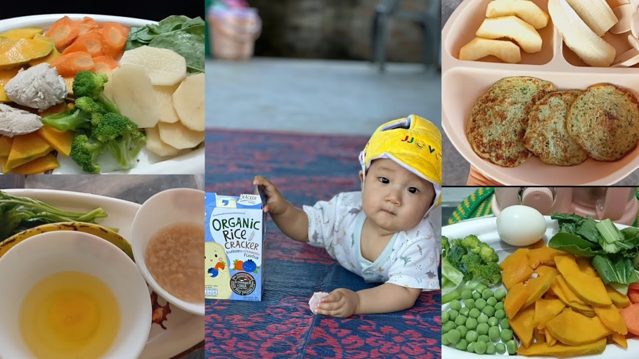 What my 9 month old baby eats in a day 