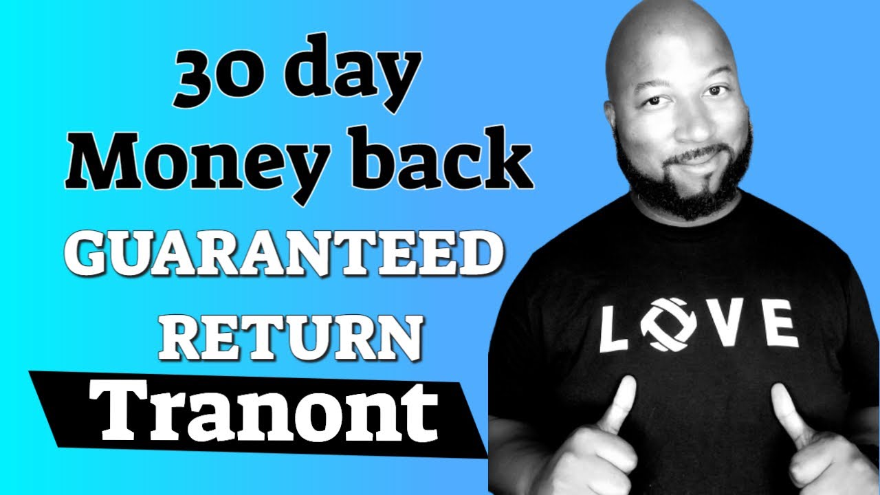 Tranont | Tranonts 30-DAY GUARANTEED RETURN POLICY😀 Check this out! | Tranont Health
