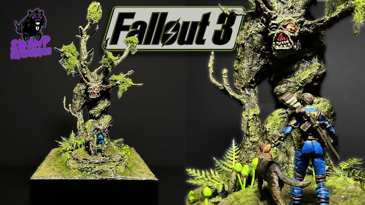 Building a Fallout 3 Diorama from Scratch - Harold the Talking Tree Man
