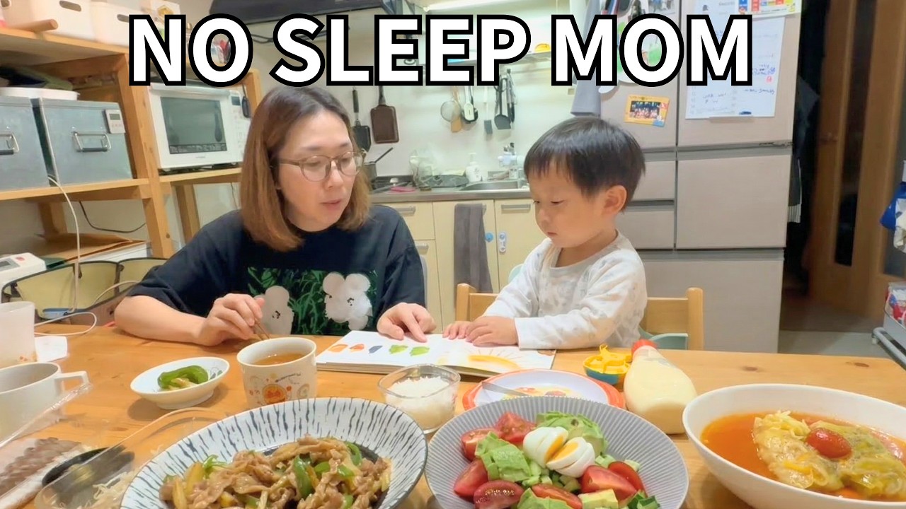 🇯🇵Running on No Sleep in Our Tiny Japan Apartment… But Simple Home Cooking Healed My Day