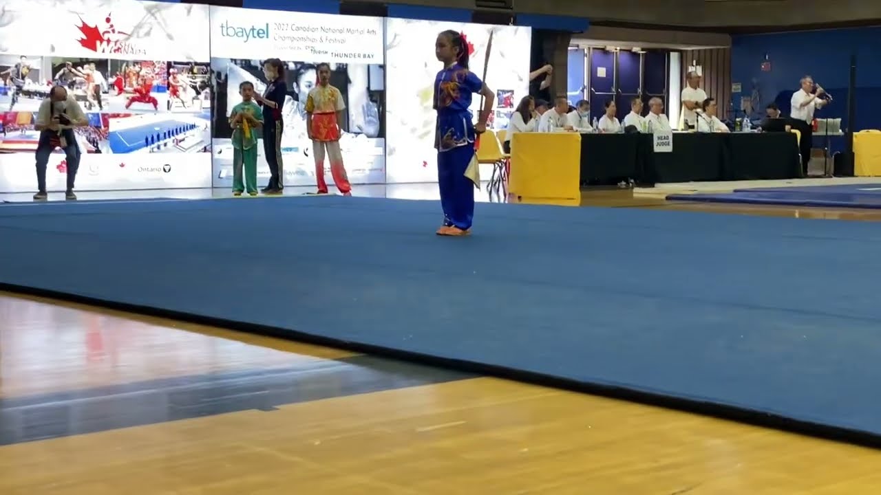 Group C Daoshu 9.02, Venus Li, 2022 Canadian National Wushu Championships