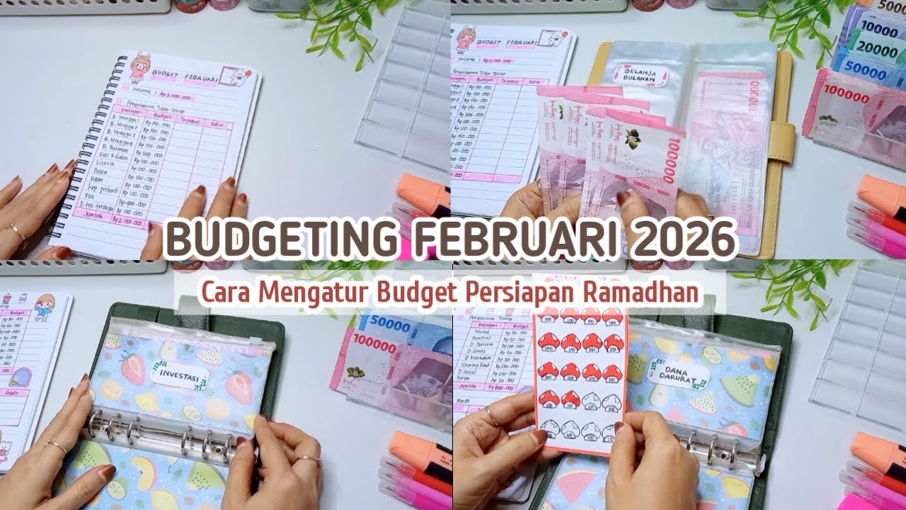 Budgeting Februari 2026 | Persiapan Budget Bulan Ramadhan || Mengatur Keuangan Rumah Tangga