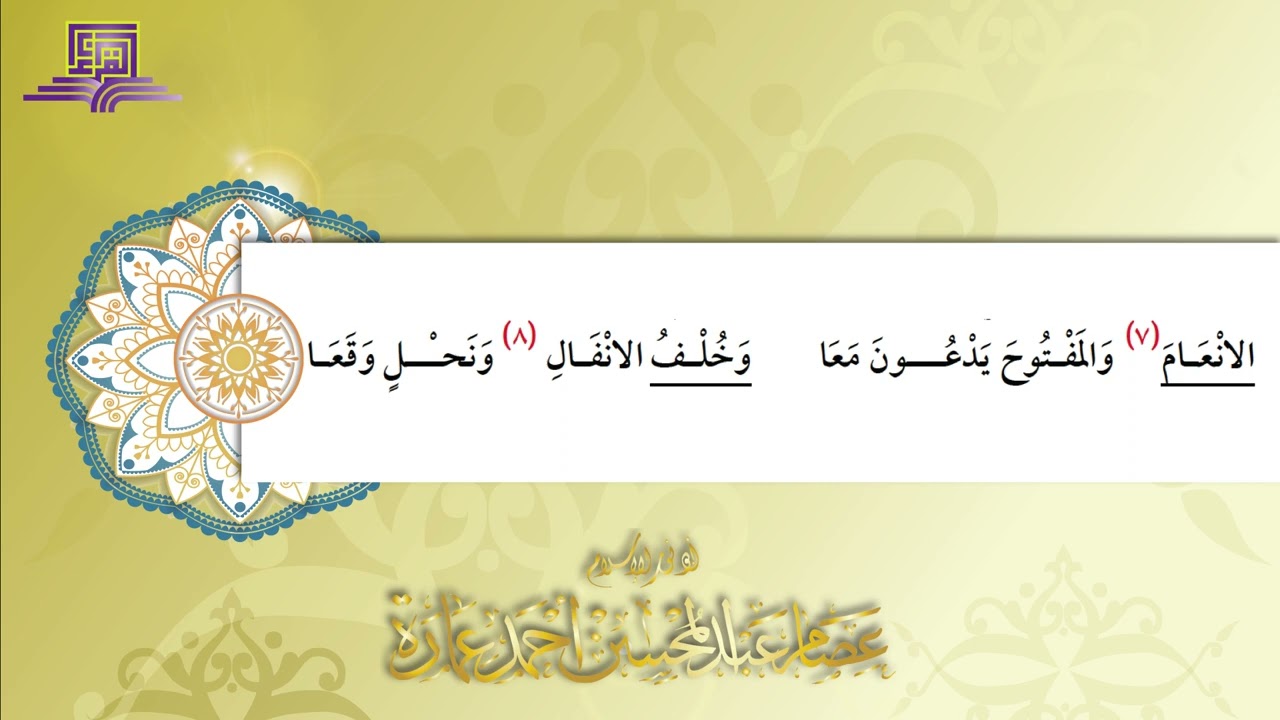 المقطوع والموصول والتاءات