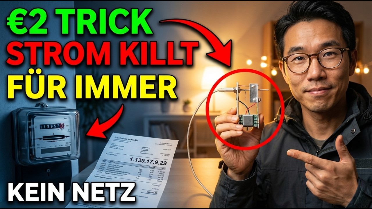 €2-Trick KILLT deine Stromrechnung. FÜR IMMER. Kein Netz. ENERGIEKONZERNE BEGRABEN DAS