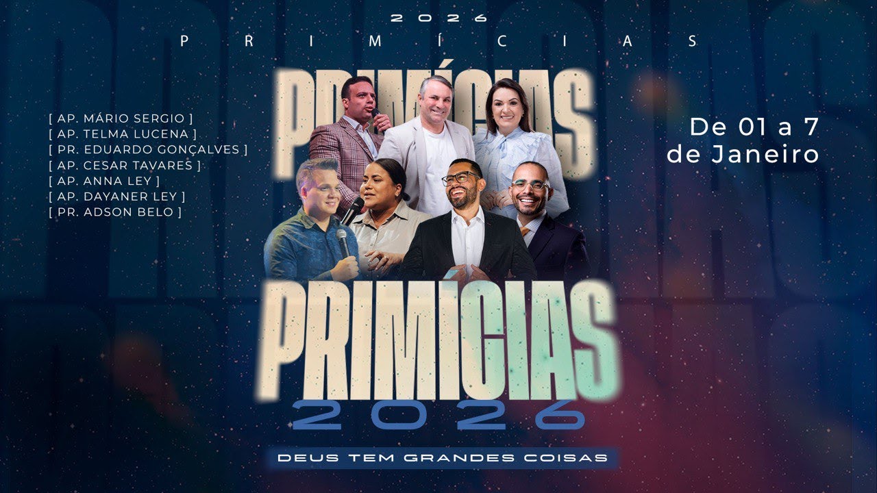 PRIMÍCIAS DIA 2 | PR  ADSON BELO  (02/01)
