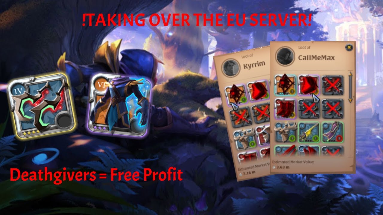 TAKING OVER THE EU SERVER | Giveaway West | Albion Online | Mists |