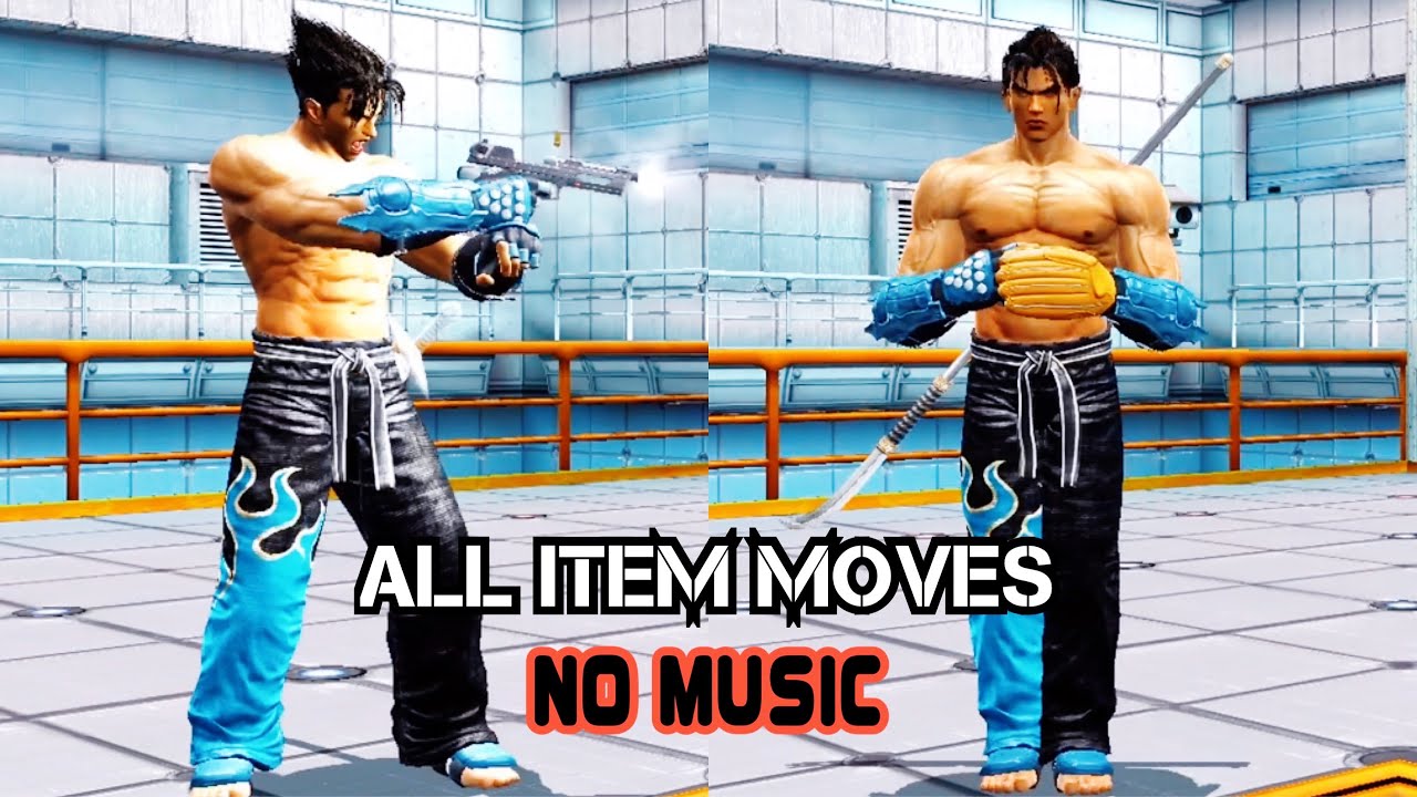 Tekken Tag Tournament 2 - All Item Moves Animations (No Music) (4K)