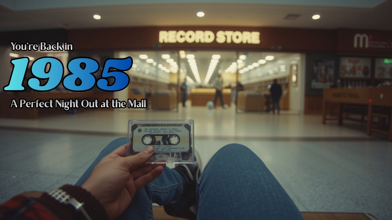 You're Back in the 80s – A Perfect Night Out at the Mall // Retro Synthwave Ambience