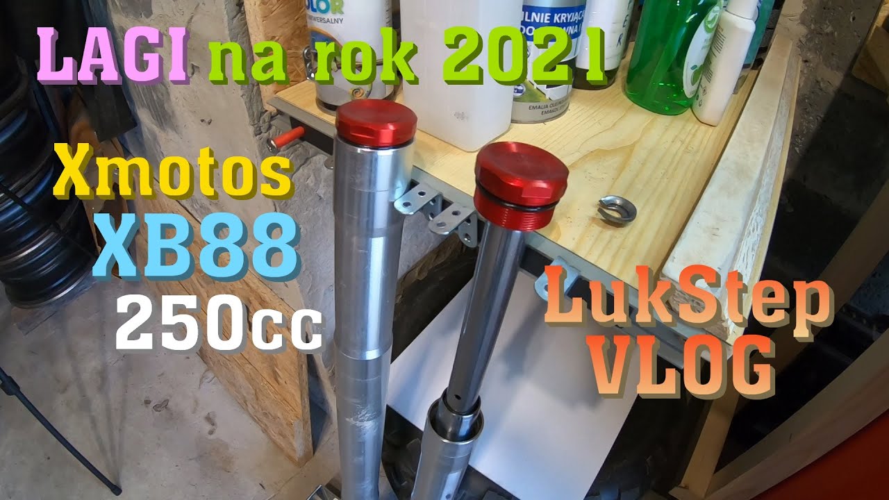 LAGI Przednie zawieszenie z motocykla Xmotos XB88 250cc na rok 2021 😁 serwis i wymiana oleju 👍
