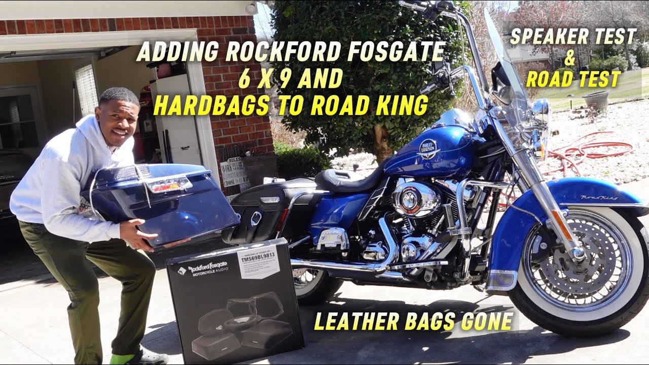 ROCKFORD FOSGATE STAGE 2 HARLEY DAVIDSON ROAD KING | SPEAKER TEST & ROAD TEST