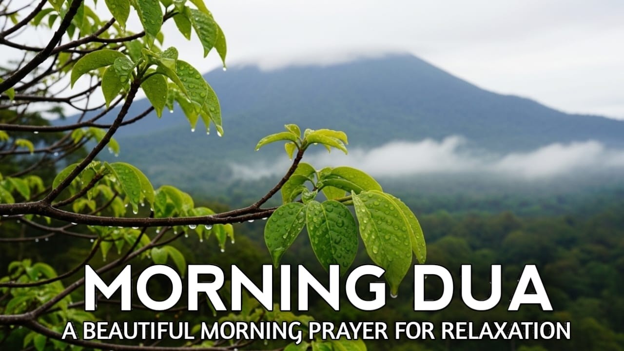 Morning Dua  SURAH AL-waqiah, ARABIC AND ENGLISH أذكار الصباح كاملة بدقة عالية بصوت عمر هشام العرب