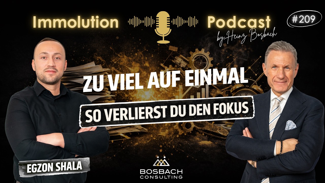 #209 Im Talk mit Egzon Shala &ndash; zu viele Baustellen? Warum Wachstum ohne Fokus dich zerst&ouml;ren kann 🤯