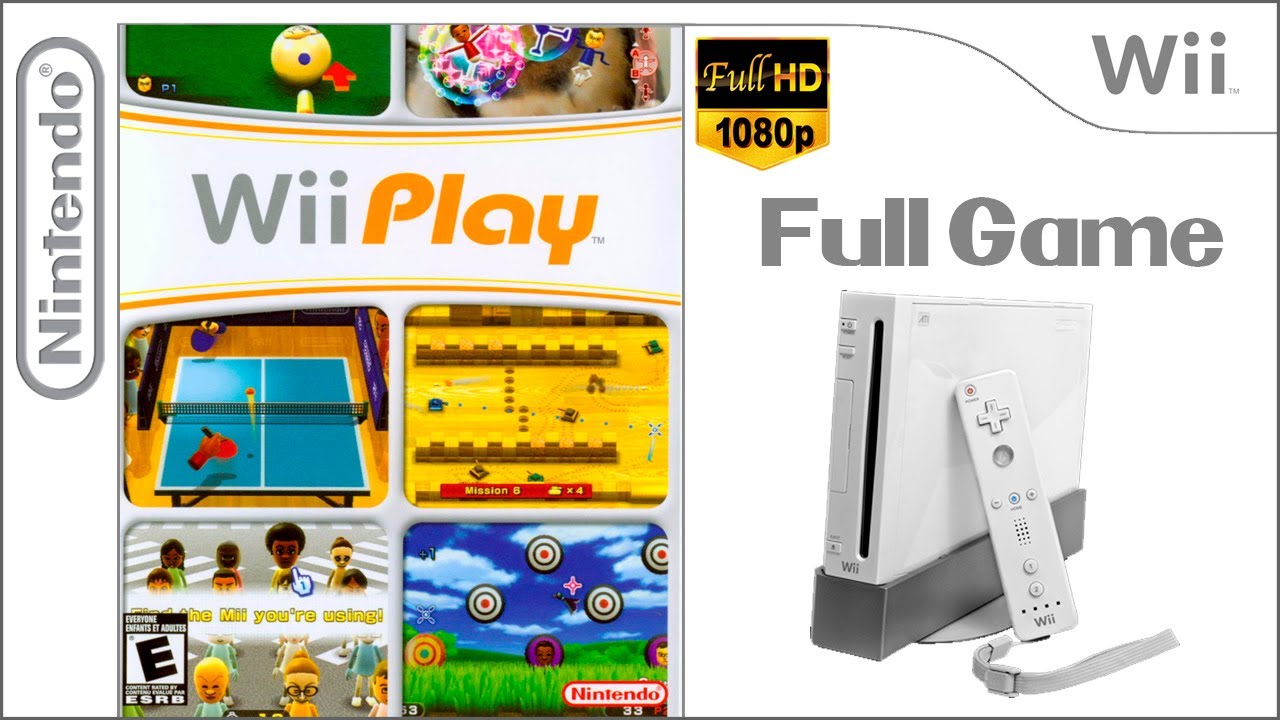 Wii Play - Full Game Walkthrough / Longplay 1080p60ᶠᵖˢ 🔴