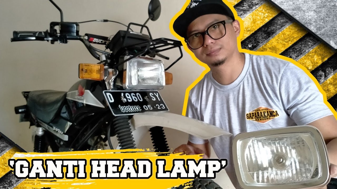 HONDA WIN 100 GANTI HEAD LAMP | LAMPU DEPAN