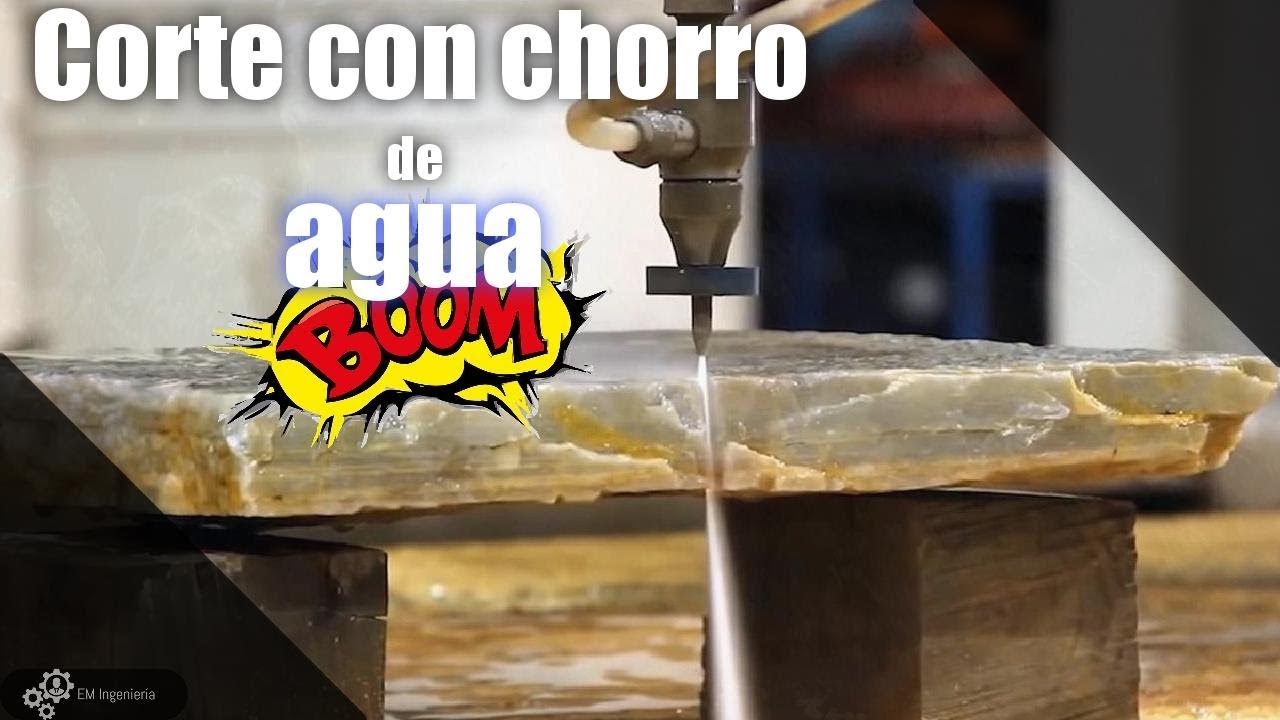 Corte con chorro de agua a presión 🚫💦😱