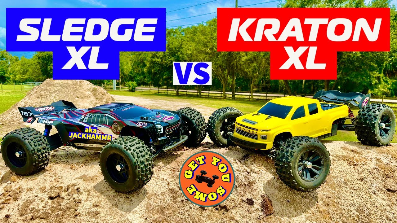 🚀MONSTER AIR ASSAULT🚀 Sledge XL & Kraton XL both on 8s