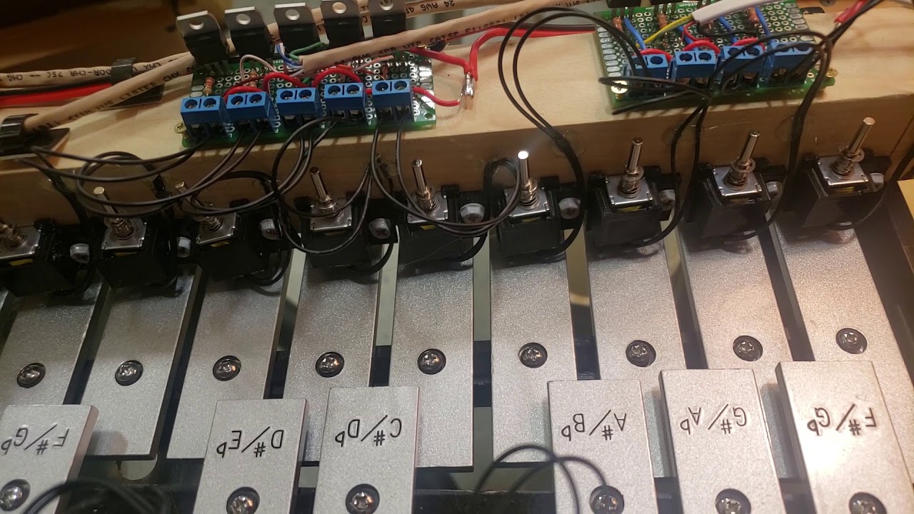 Arduino MIDI xylophone.