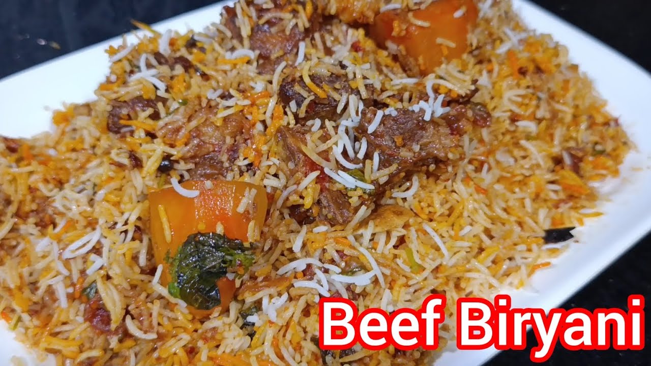 Masaleydar Spicy Beef Biryani Recipe (Bakraeid special)
