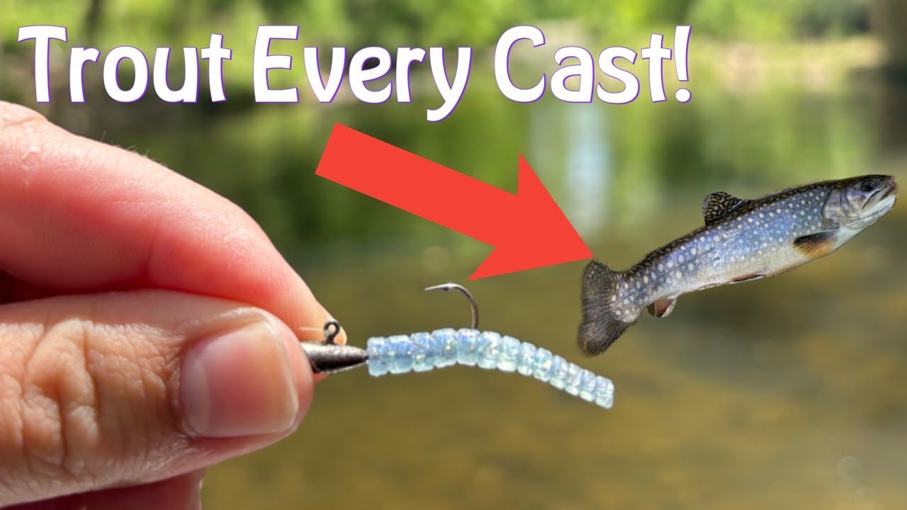My BEST Day Of Trout Fishing EVER! (Jigging With The Trout Magnet!)