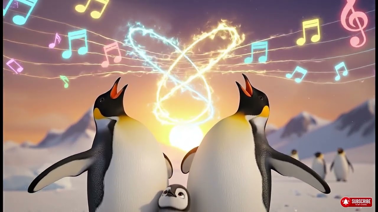 🐧Lagu Penguin Kaisar ❄️🎵 | Lagu Hewan Edukasi Seru untuk Anak anak