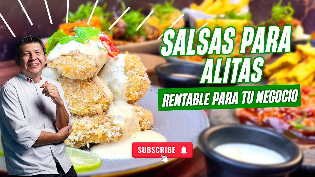 4 SALSAS PARA ALITAS | OIDO CHEF