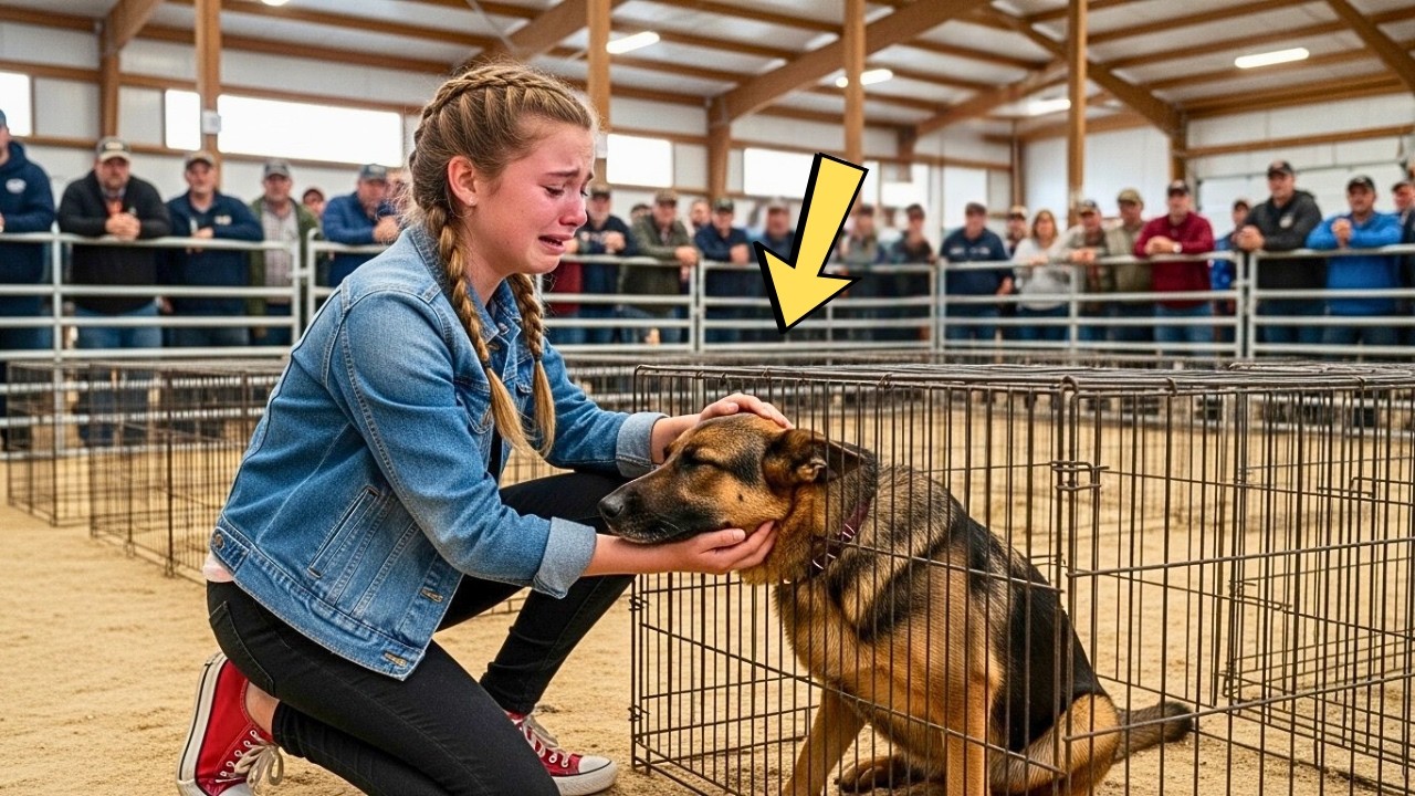 A Retired Police Dog Was Being Sold. Then a Little Girl Walked In and Changed Everything.