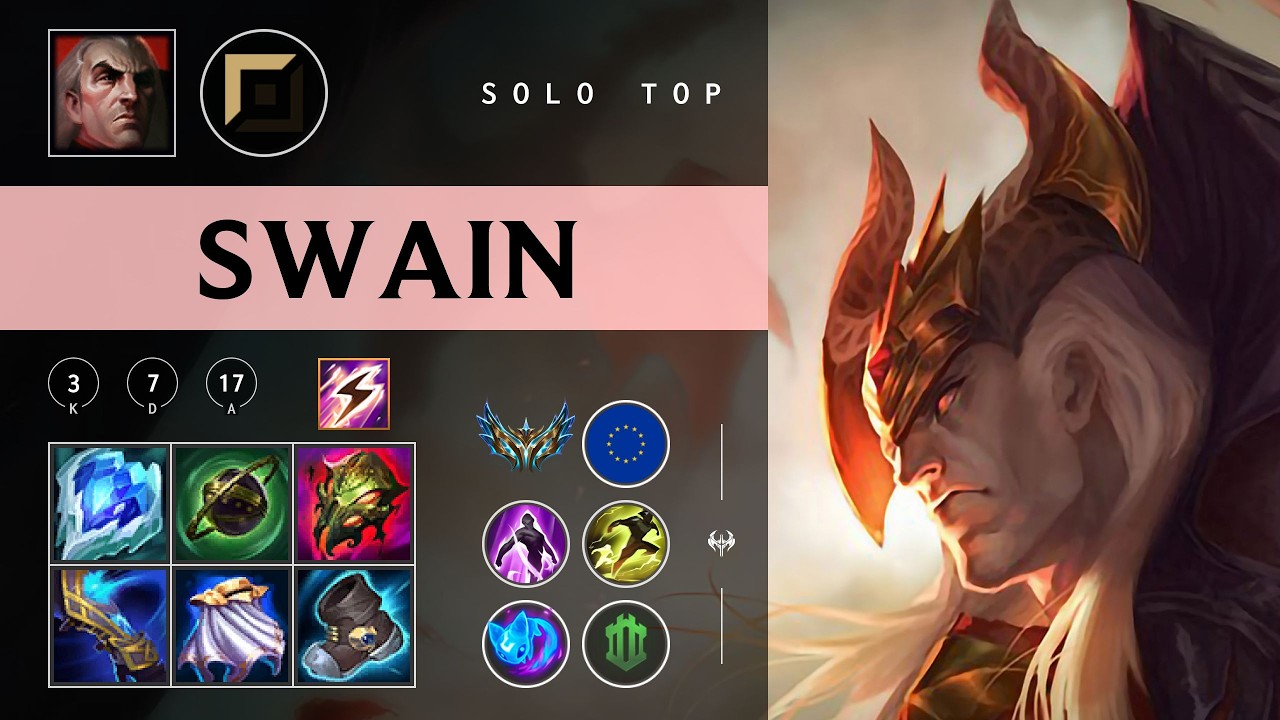 Swain Top vs Renekton - EUW Challenger Patch 26.04