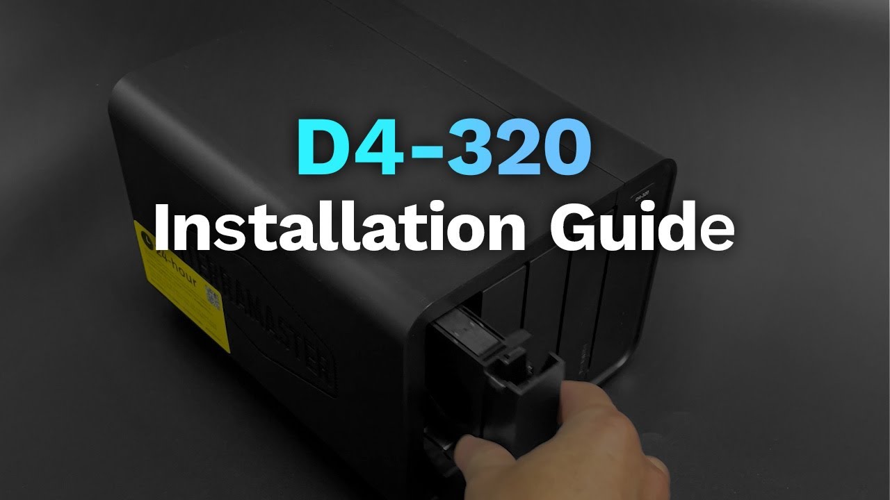 How to Install a Hard Drive - for TerraMaster D4-320
