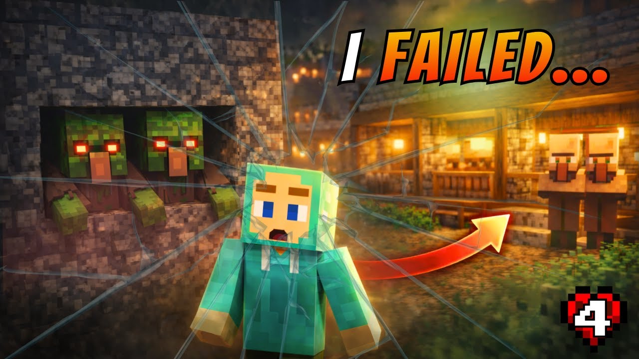 I Lost My Villagers | Hardcore Minecraft