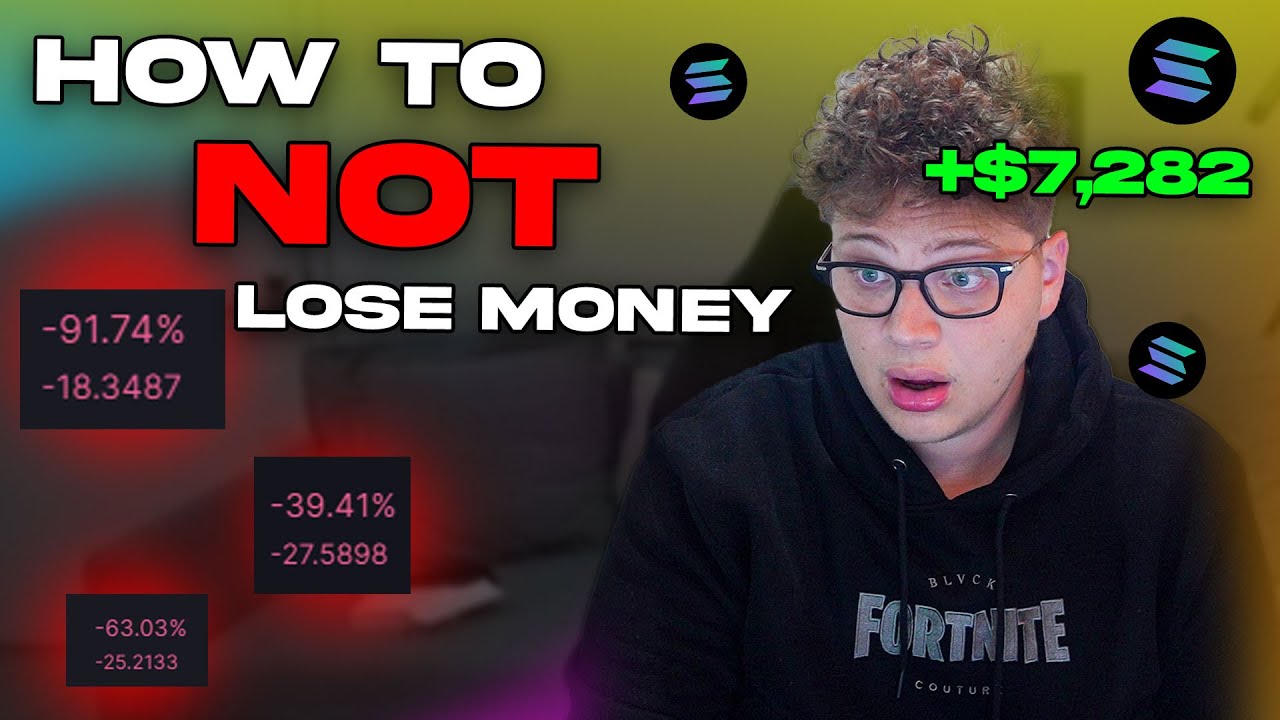 How To NOT Lose Money While Trading | SOLANA MEMECOINS