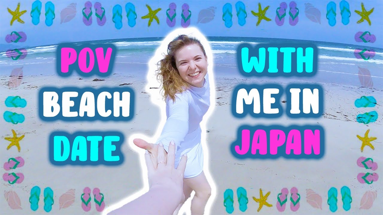 POV: Chaotic Beach Date With Me in Japan 🦀🐚🐡🏖️🌊🗾