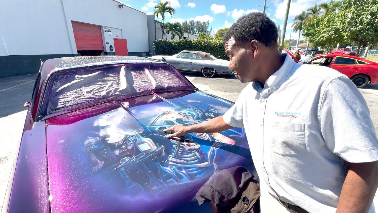 Tribute Candy Paintjob to our Fallen Friends and Candy Blue Chevy in the Paint
