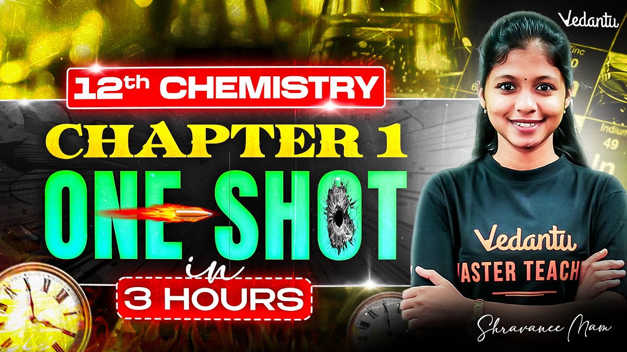 12th Chemistry | Chapter 1 Metallurgy ONE SHOT in 3 Hours |Shravanee ma'am