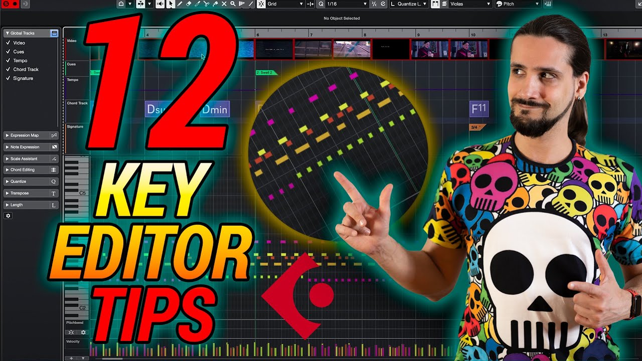 12 советов по MIDI, которые должен знать КАЖДЫЙ пользователь Cubase! #cubase #keyeditor #midiediting