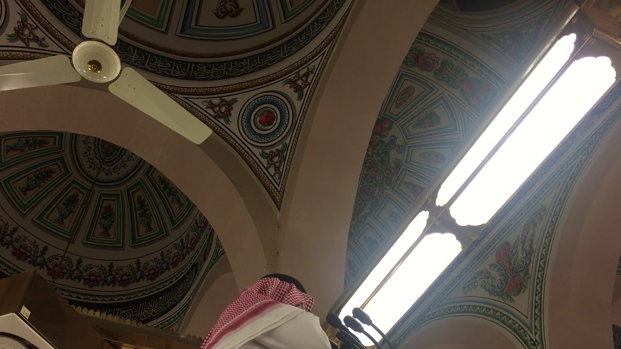 اذان العشاء من الحرم النبوي للمؤذن عبد المجيد السريحي