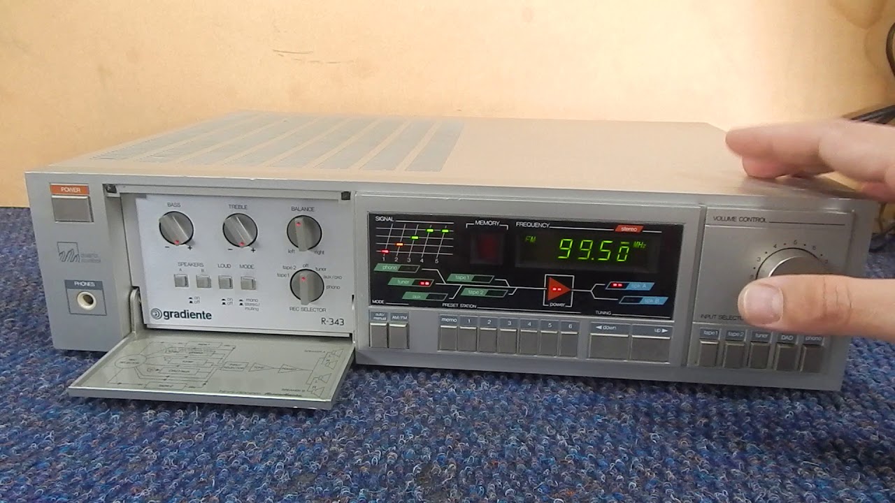 Gradiente receiver mod R343  [ demonstração ]