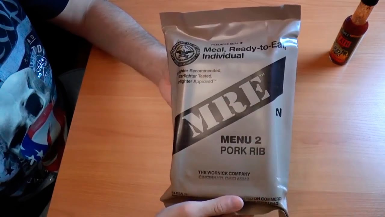 Американский Сухой Паёк MRE (Menu #2 Pork Rib)