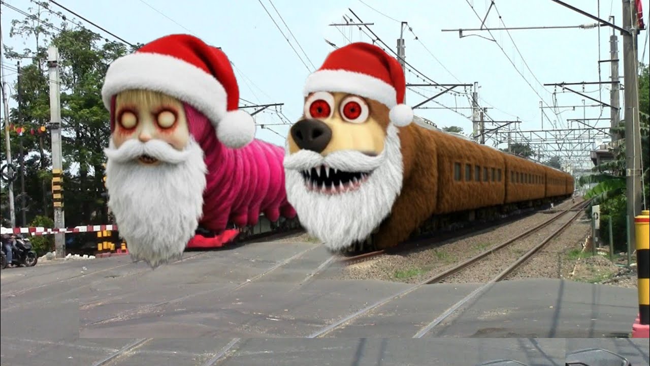 Kereta krl hantu santa marsha, kereta santa beruang exe, kereta siluman ular alpha kembali muncul