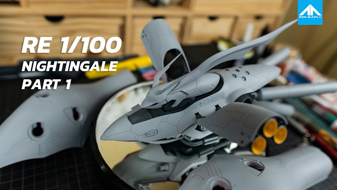 RE 1/100 Nightingale Custom Build Part 1 | 222 Gunpla