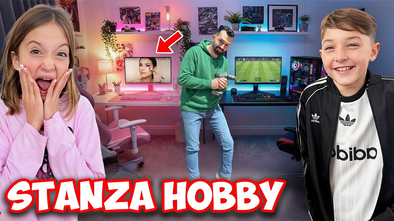 VLOGVI, CREIAMO UNA STANZA HOBBY PER FIGLIACHIARA E FIGLIODIEGO.... LA STANZA SEGRETA.