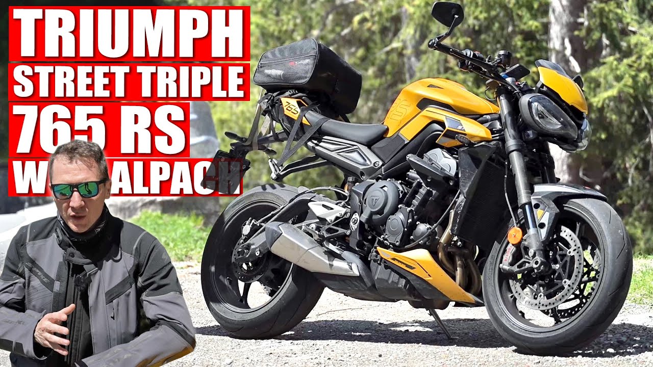 Triumph Street Triple 765RS testowany na alpejskich winklach. Wycieczki w góry nie tylko Adventure