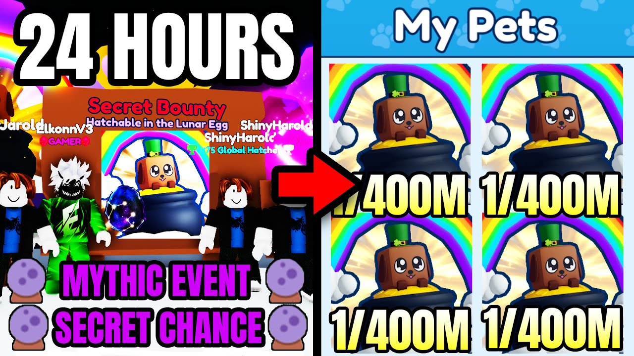 I Hatched 5,764,218 Lunar Eggs & GOT SECRET PETS in BGSI (Roblox)