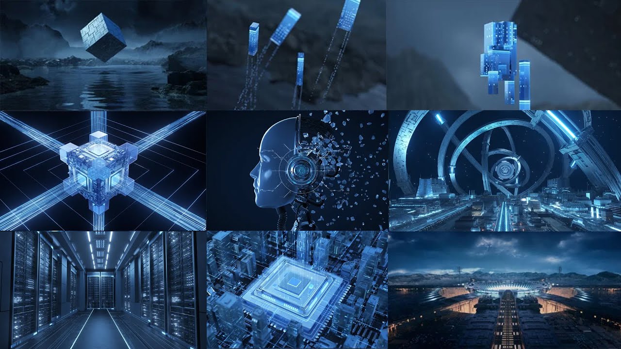 Cinema 4D Project Files: Digital Technology Opening Sci-Fi (C4D & Octane Render)