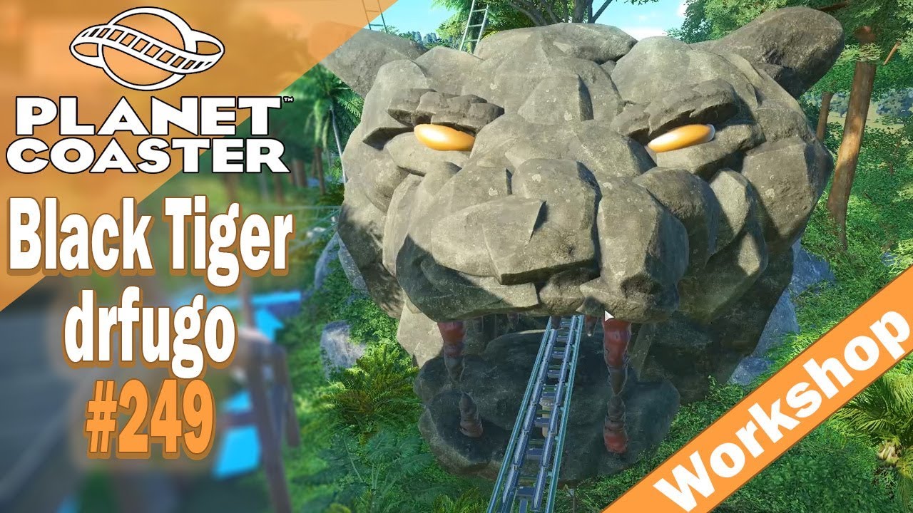 Black Tiger - drfugo 🎢 PLANET COASTER 🎠 Attraktion Vorstellung #249