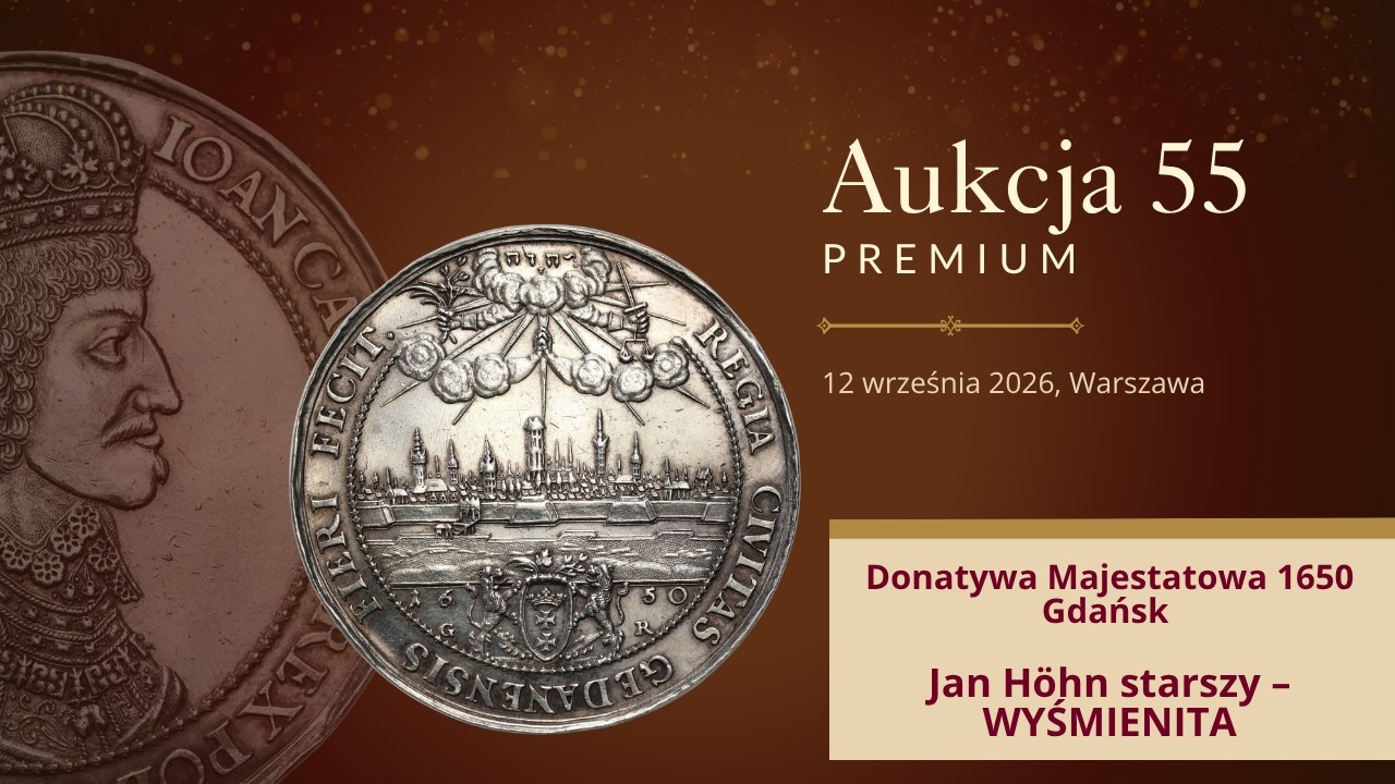     PIERWSZY RAZ na polskiej aukcji! Donatywa Jana Kazimierza 1650 | Niemczyk