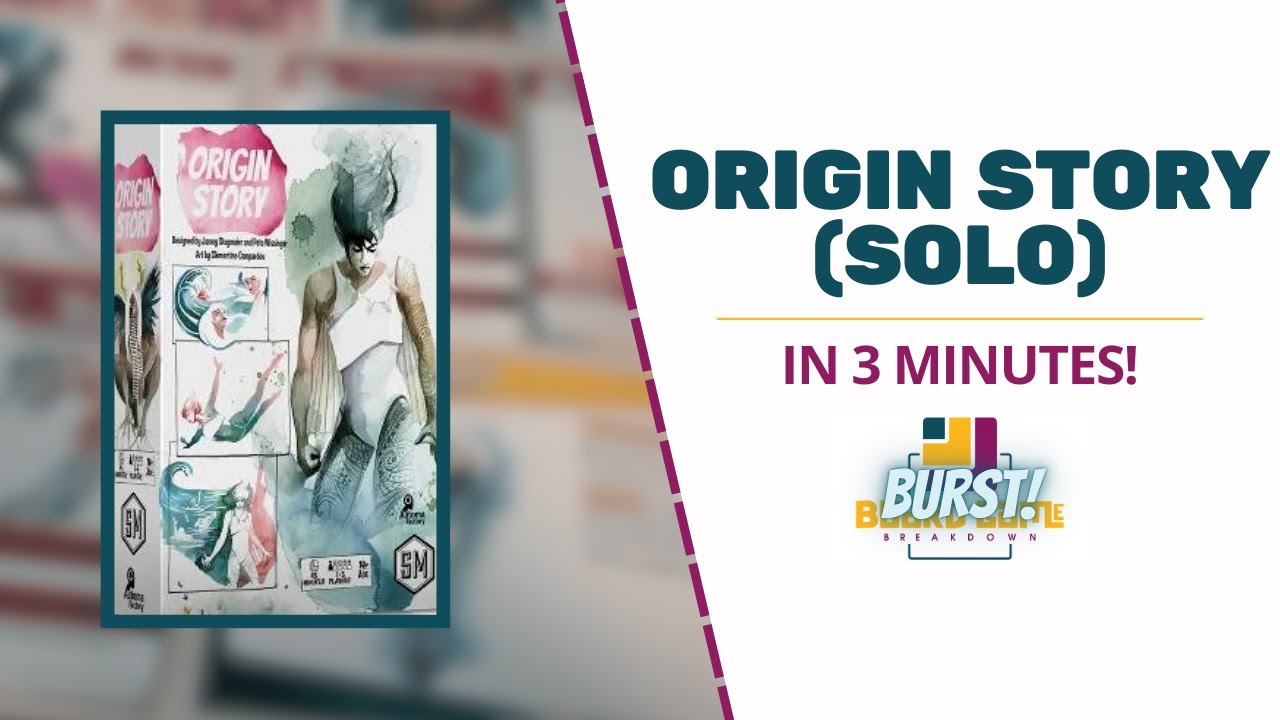 Разбор настольной игры BURST: история происхождения за 3 минуты!