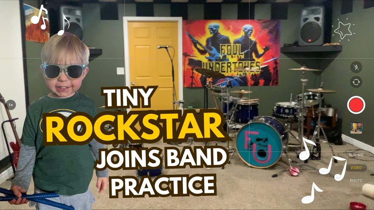 Cocoboomboom Joins Band Practice: Toddler Rocks Out on His Own Kit!