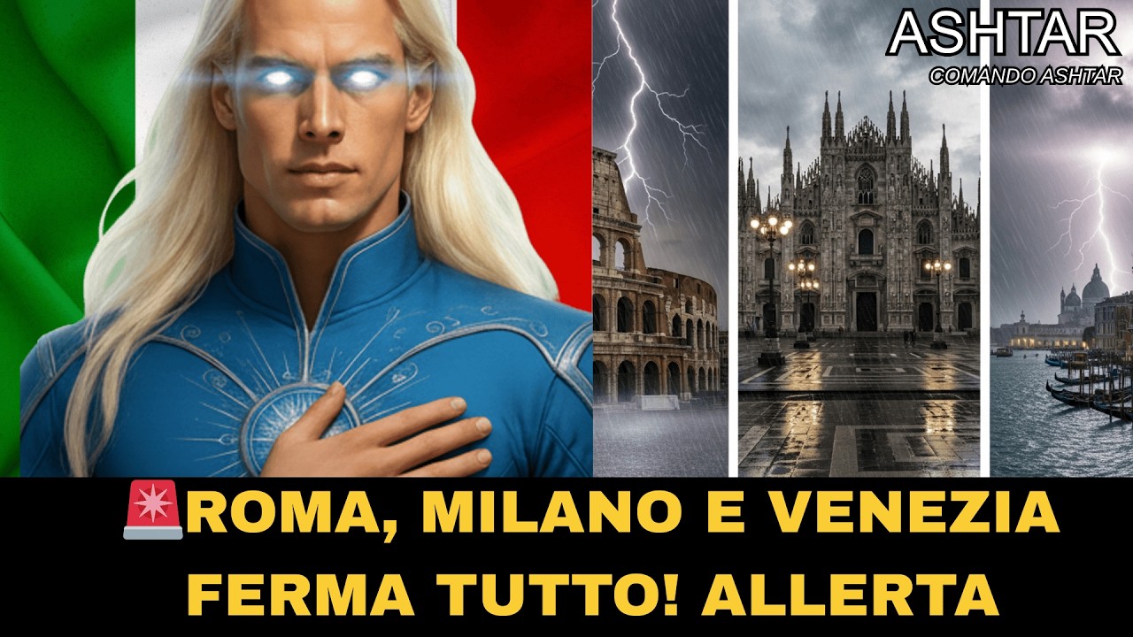 ASHTAR SHERAN ANNUNCIA: ROMA, MILANO E VENEZIA POTREBBERO ESSERE ORA IN ALLERTA!