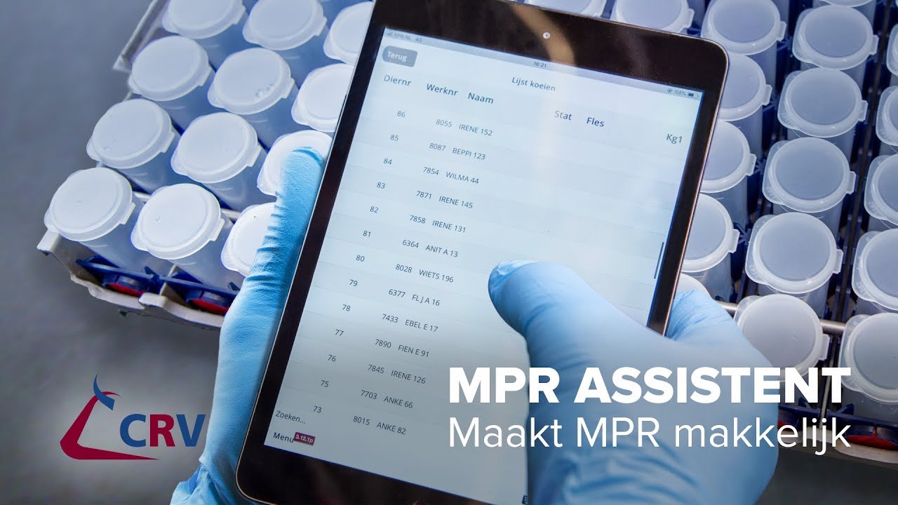 CRV MPR Assistent: instructievideo werken met het menu