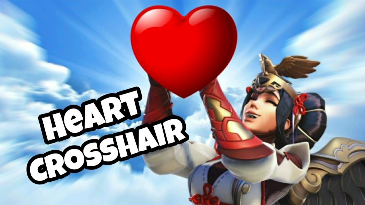 Mercy HEART 🤍 Crosshair Tutorial | Best Crosshair For Mercy #overwatch2 #mercy #tutorial #ow2